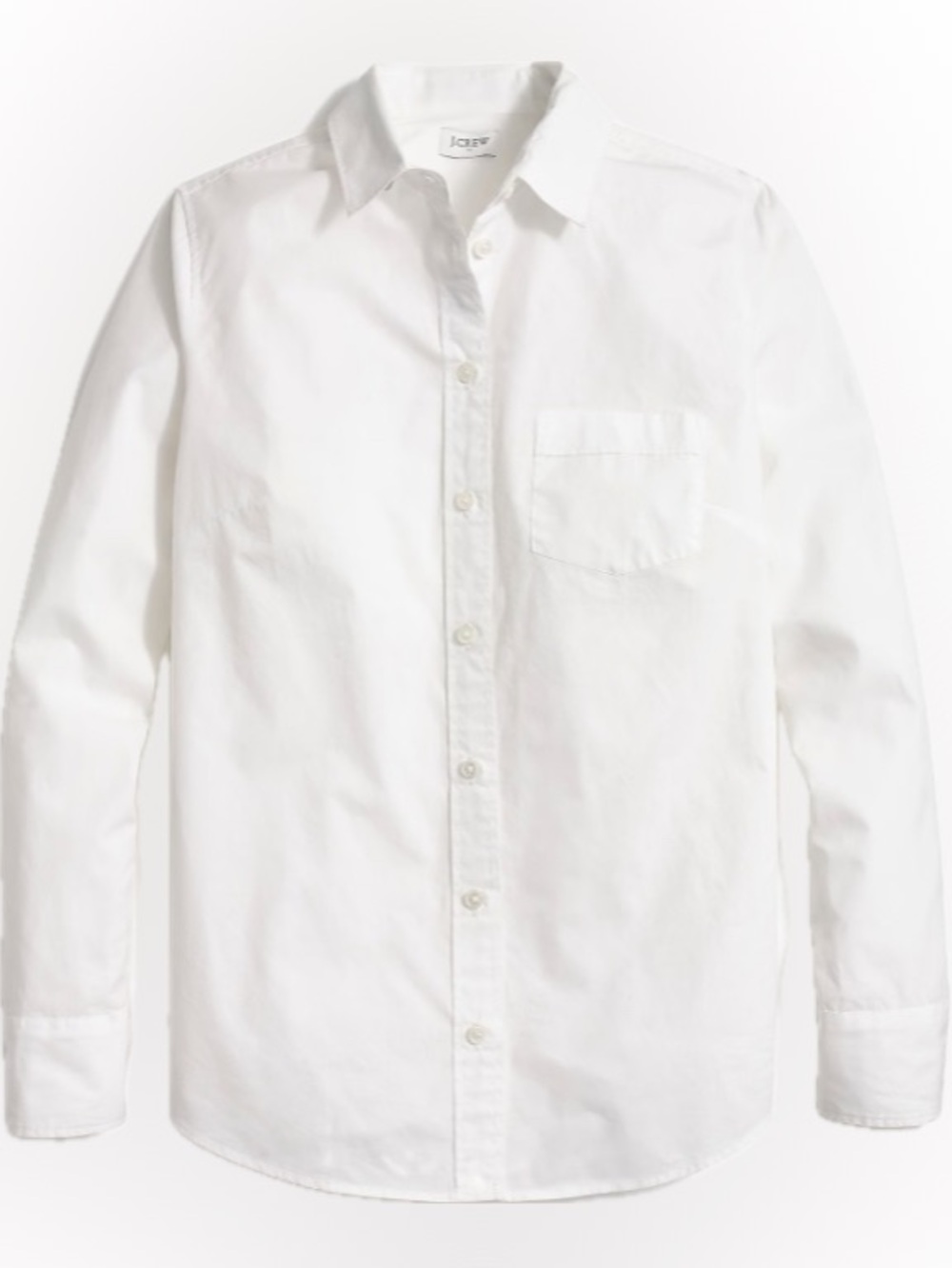 100% cotton poplin button-up shirt in signature fit